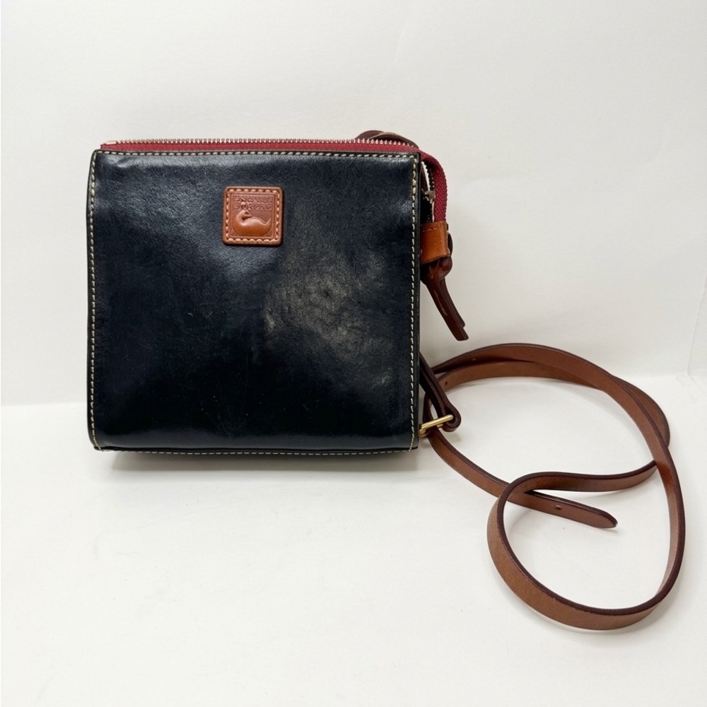 Dooney & Bourke Florentine North South Jamie Crossbody - Navy/Chestnut